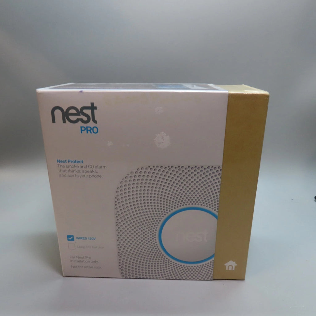 Google Nest Protect 2nd Generation (Wired) Smart Smoke And Carbon Monoxide Detector Alarm