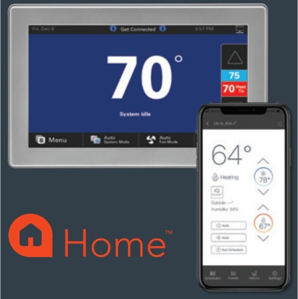 Trane XL824 Smart Programmable Touchscreen WiFi Humidity Nexia Control Thermostat TCONT82452D