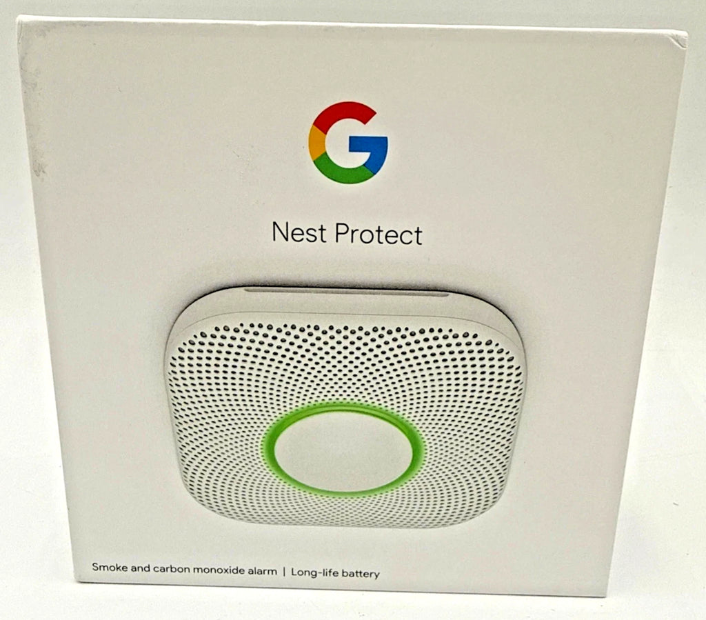 Google Nest Protect 2nd Generation (Battery) Smart Smoke And Carbon Monoxide Detector Alarm
