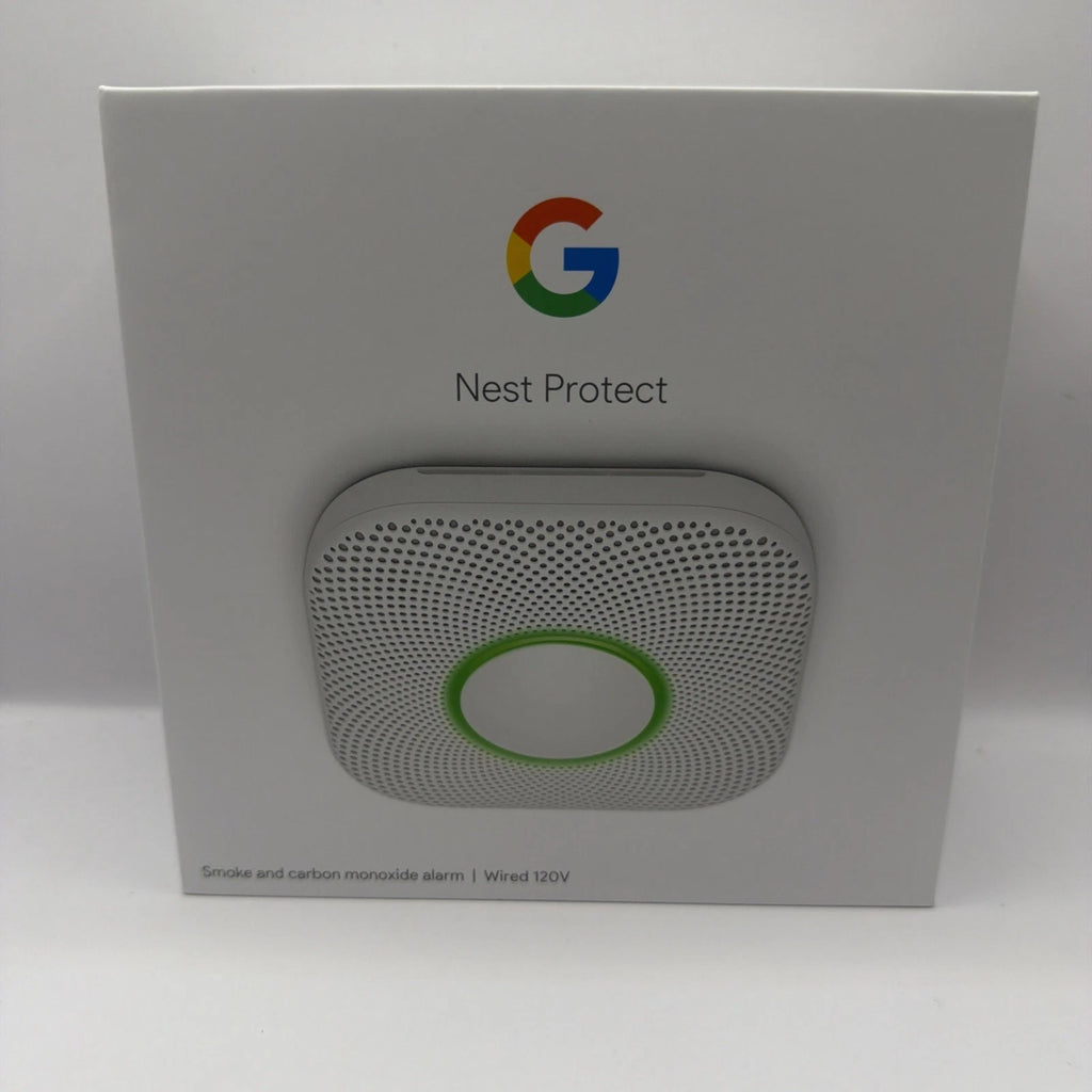 Google Nest Protect 2nd Generation (Wired) Smart Smoke And Carbon Monoxide Detector Alarm
