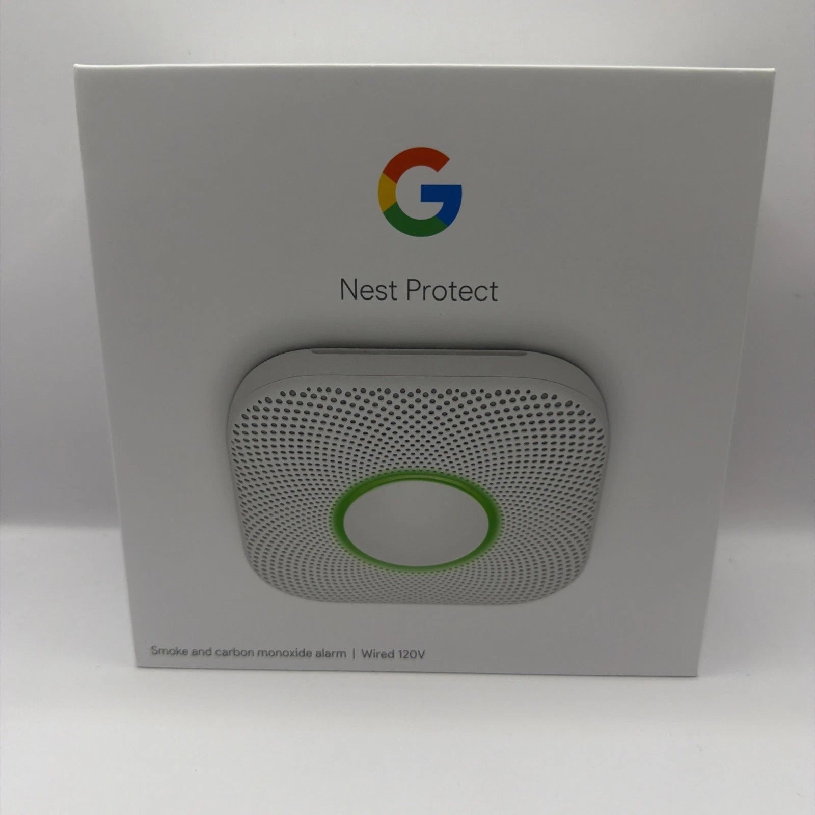 Google Nest Protect 2nd Generation (Wired) Smart Smoke And Carbon Monoxide Detector Alarm